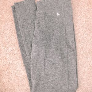 grey full length leggings